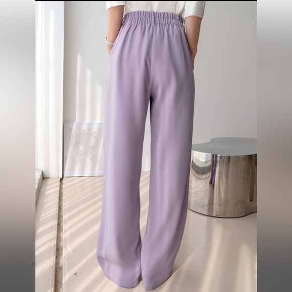 Dazy-Less Kpop High Waist Mopping Suit Pants - Picture 2 of 10